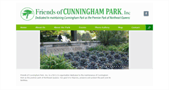 Desktop Screenshot of friendsofcunninghampark.org