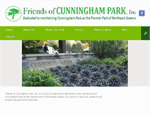 Tablet Screenshot of friendsofcunninghampark.org